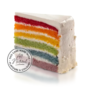 Rainbow Burst Cake