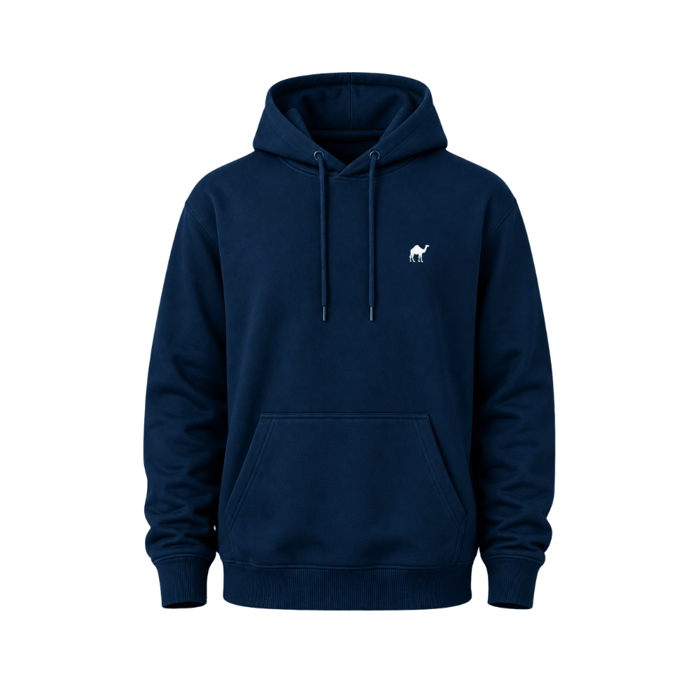 navy blue hoodie